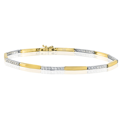 Bracelet in 14k Gold with Diamonds