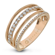 Right Hand Ring in 14k Gold with Diamonds