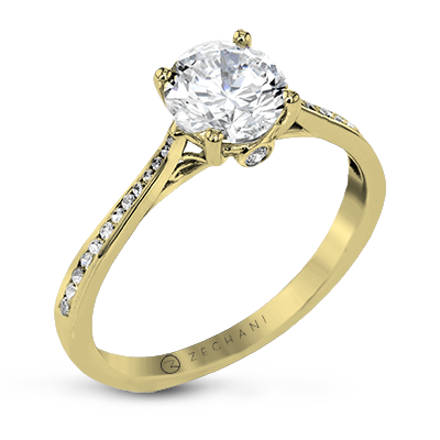 Wedding Set in 14k Gold with Diamonds