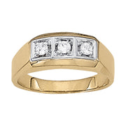 Three Stone Diamond Ring