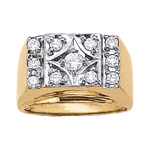 Mens Multi-Diamond Fashion Ring