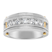 Multi-Diamond Channel Band Ring