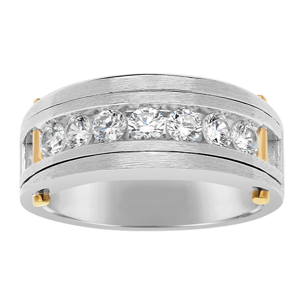 Multi-Diamond Channel Band Ring