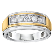 Round Diamond Two-Stone Ring