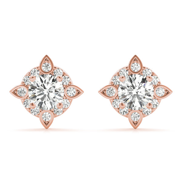 Halo Diamond Earring