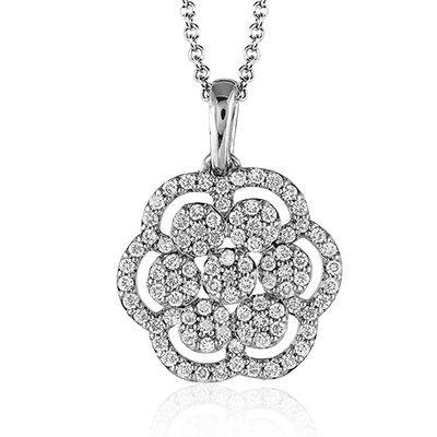 ZP434 Pendant in 14k Gold with Diamonds