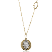 Pendant in 14k Gold with Diamonds