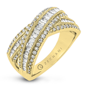 Right Hand Ring in 14k Gold with Diamonds