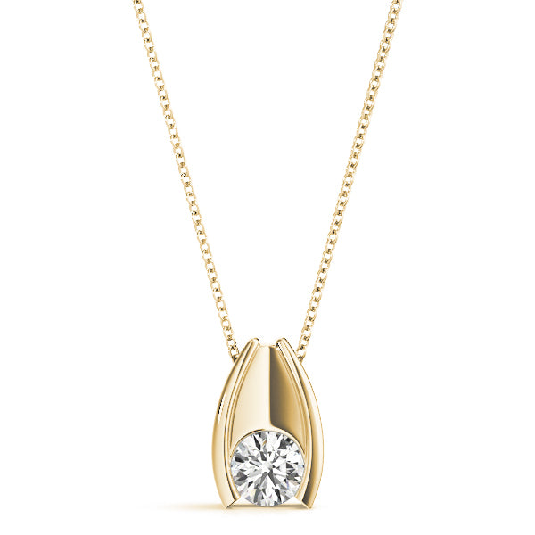 Solitaire Diamond Pendant