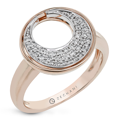 Right Hand Ring in 14k Gold with Diamonds