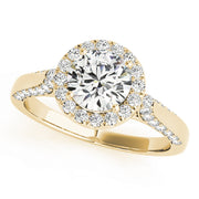 Halo Diamond Engagement Ring