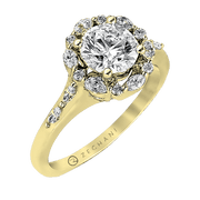 Engagement Ring in 14k Gold with Diamonds