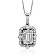 ZP789 Pendant in 14k Gold with Diamonds