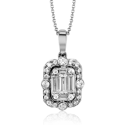 ZP789 Pendant in 14k Gold with Diamonds