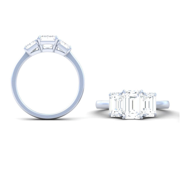 PLATINUM3 Stones Ring