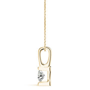18K Yellow Gold 1 ct tw Solitaire Diamond Pendant