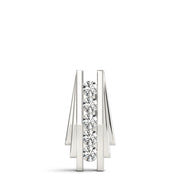 Multi-Diamond Round Pendant