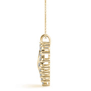 14K Yellow Gold Multi-Diamond Fashion Pendant