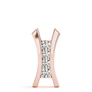 Rose Gold 0.5 CT Diamond Fashion Pendant Necklace