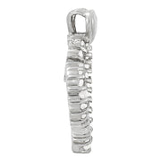 Round Diamond Cluster Pendant