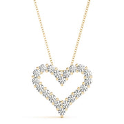 14K Yellow Gold Diamond Fashion Pendant