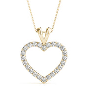 14K Yellow Gold Diamond Fashion Pendant