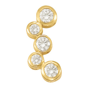 Round Diamond Multi-Stone Fashion Pendant