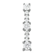 0.6 CT Round Diamond Fashion Pendant