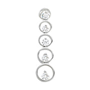 0.6 CTW Round Diamond Journey Pendant