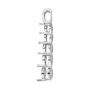 0.86 CTW Round Diamond Journey Pendant