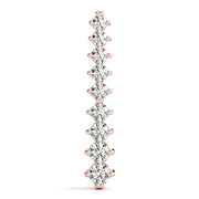 14K Rose Gold Diamond Journey Pendant
