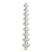 14K Yellow Gold Diamond Journey Pendant