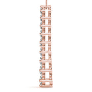 14K Rose Gold Diamond Journey Pendant