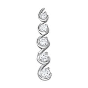 0.6 CTW Round Diamond Journey Pendant