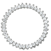 Multi-Diamond Circle Pendant