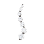 Round Diamond Journey Pendant