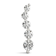0.6 CTW Round Diamond Journey Pendant