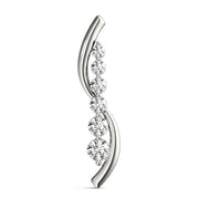 Diamond Journey Pendant in Multiple Metals