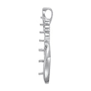 Diamond Journey Pendant in Multiple Metals