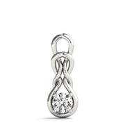 1 CT Round Diamond Pendant Necklace