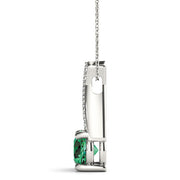 Multi-Diamond Round Pendant in Fine Metals