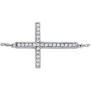 Multi-Diamond Cross Pendant in Gold