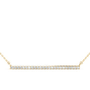 14K Yellow Gold Diamond Fashion Pendant