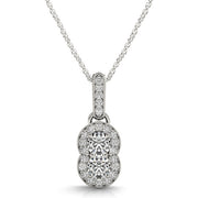 Diamond Multi-Stone Round Pendant