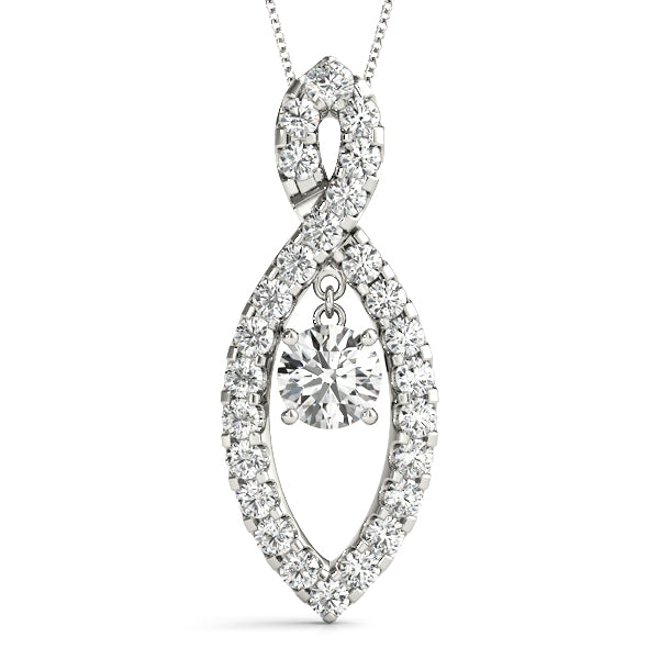 Multi-Diamond Round Solitaire Pendant