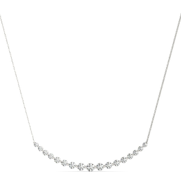 Round Diamond Multi-Stone Pendant