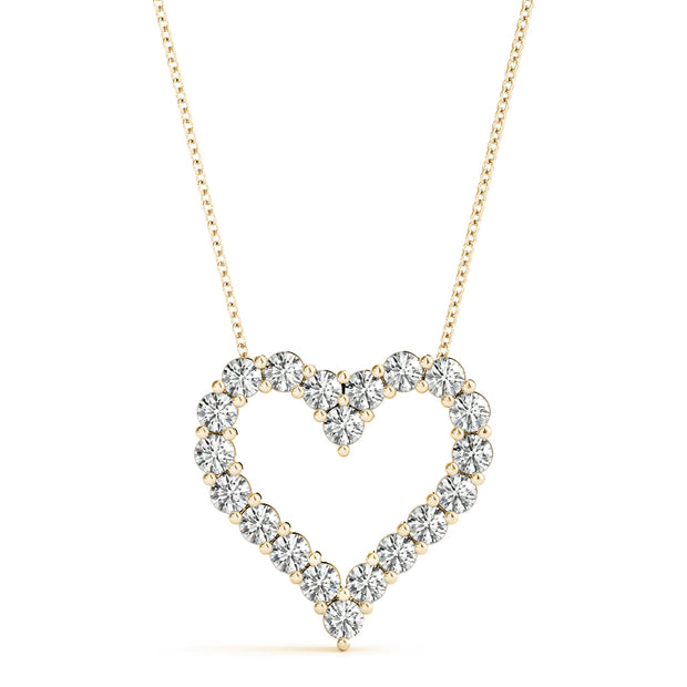14K Yellow Gold Diamond Fashion Pendant