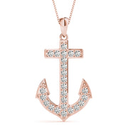 Rose Gold 1/8 CT Diamond Fashion Pendant