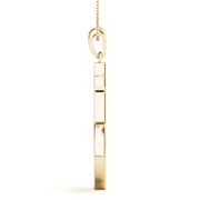 14K Yellow Gold Diamond Fashion Pendant