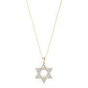 14K Yellow Gold Diamond Fashion Pendant